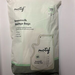 Motif Medical Breastmilk Storage Bags - White